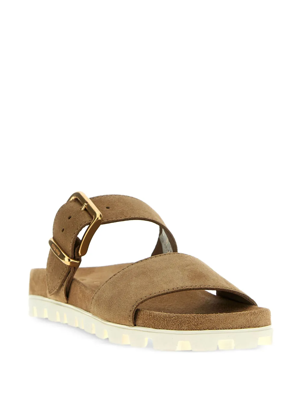 Miu Miu suede sandals - Bruin