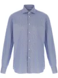 BORRIELLO NAPOLI checked shirt - Blue