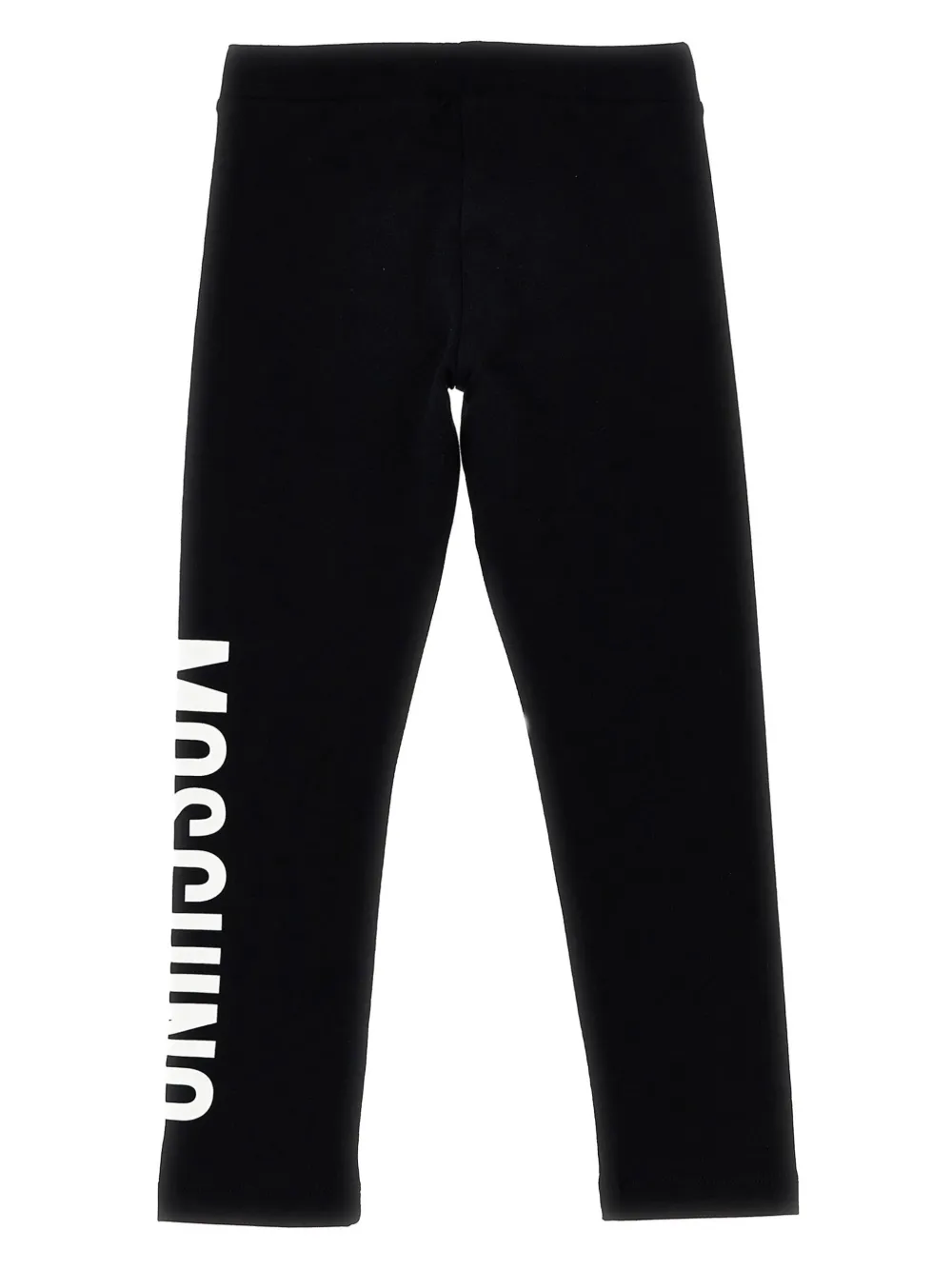 Moschino Kids Legging met logoprint - Zwart