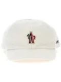 Moncler Grenoble logo-patch baseball cap - White