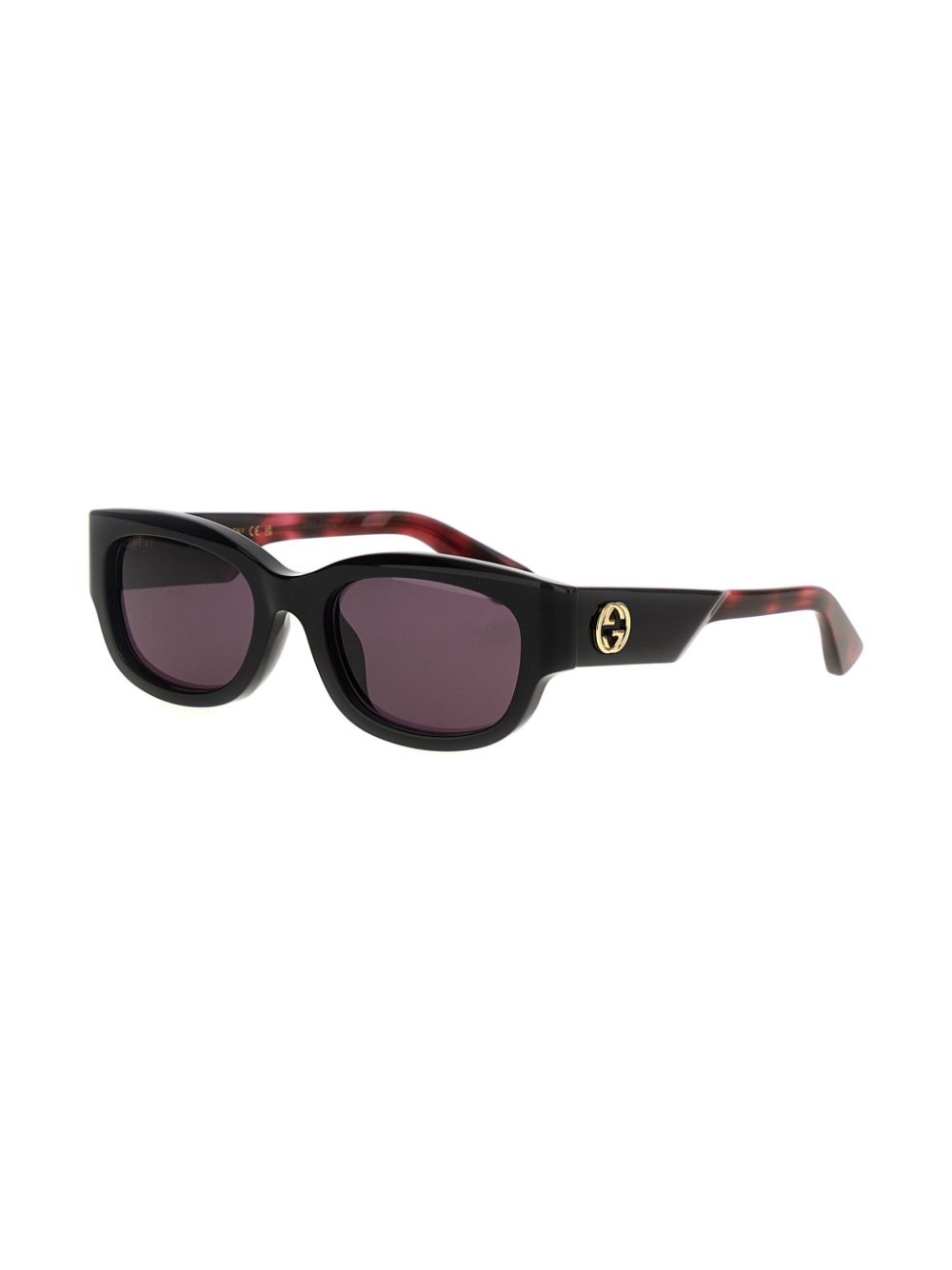 Gucci Eyewear rectangular-frame sunglasses - Zwart