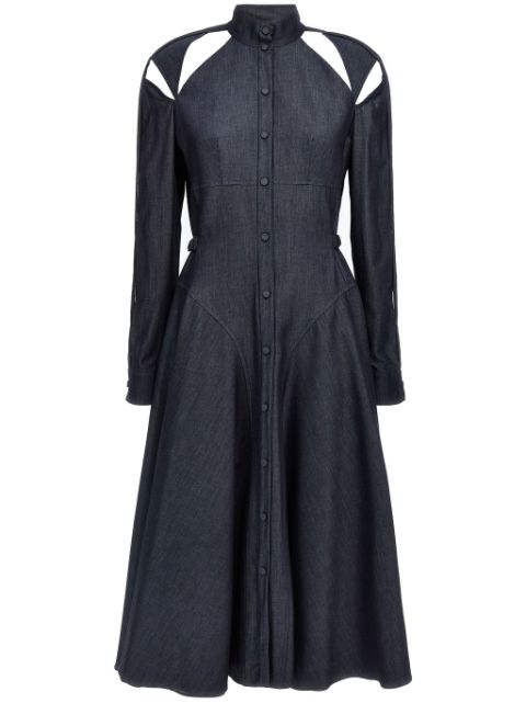 Giovanni Bedin cut-out denim dress