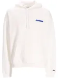 Lacoste logo-print hoodie - White