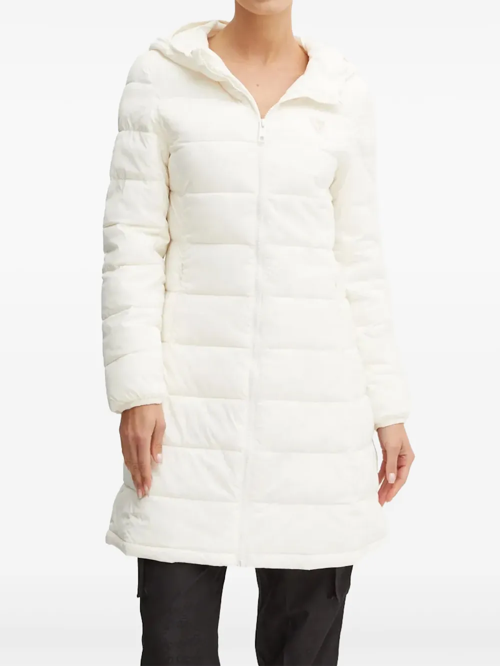 GUESS USA chamarra capitonada con capucha | blanco | Image 1