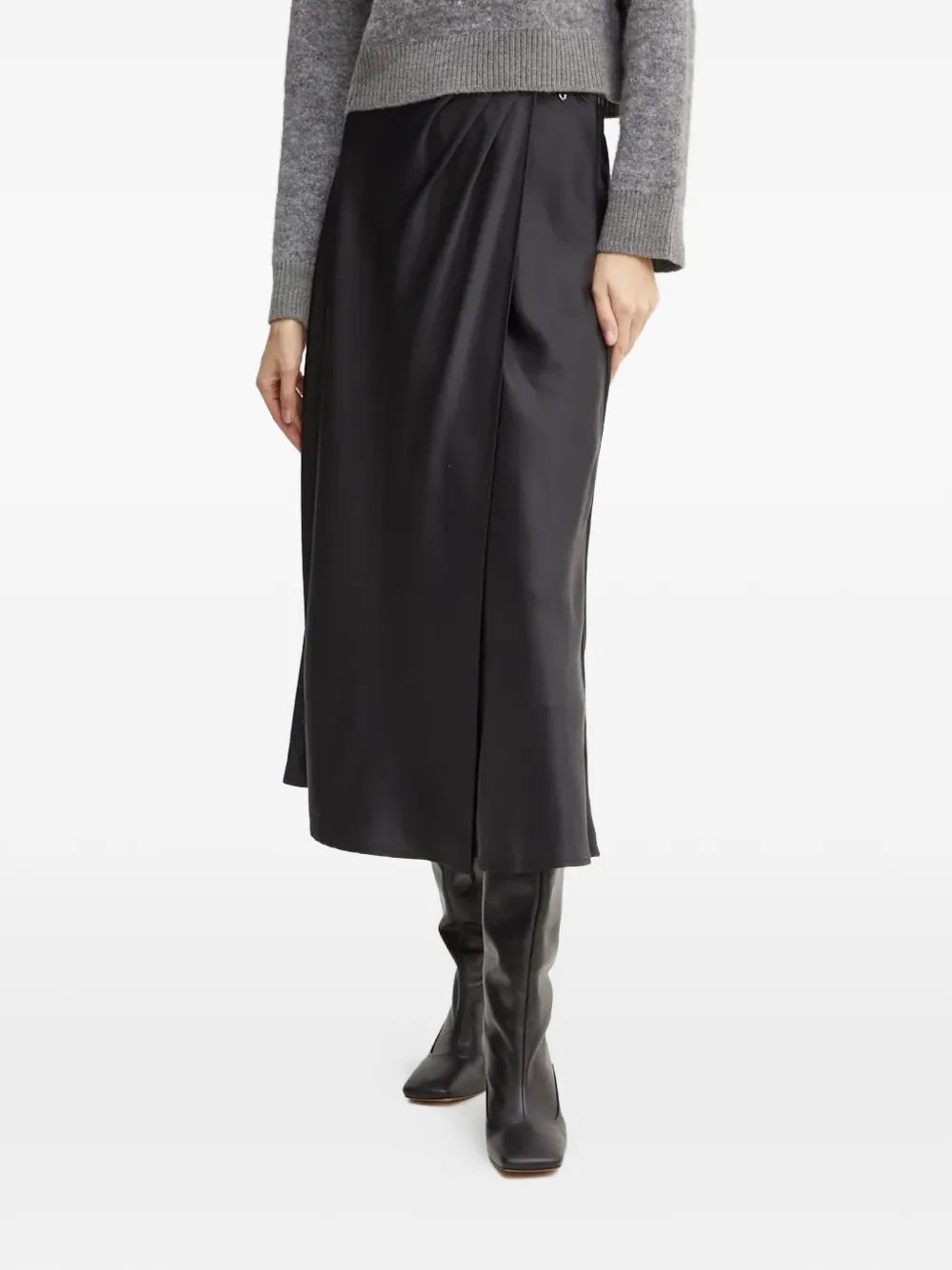 GUESS USA jupe à taille plissée | noir | Image 1