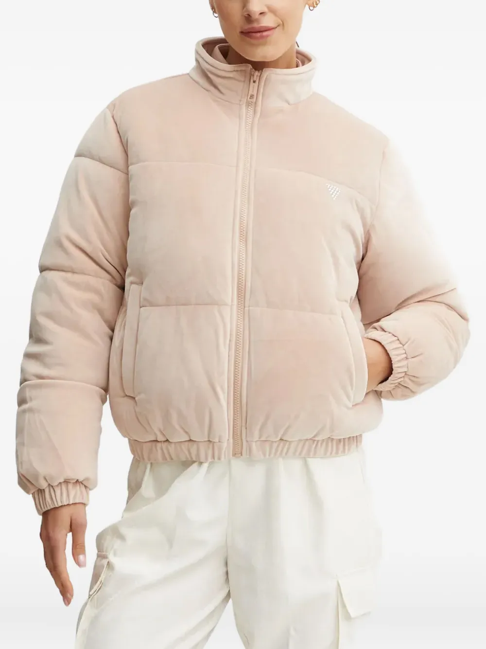 GUESS USA padded zip jacket - Pink