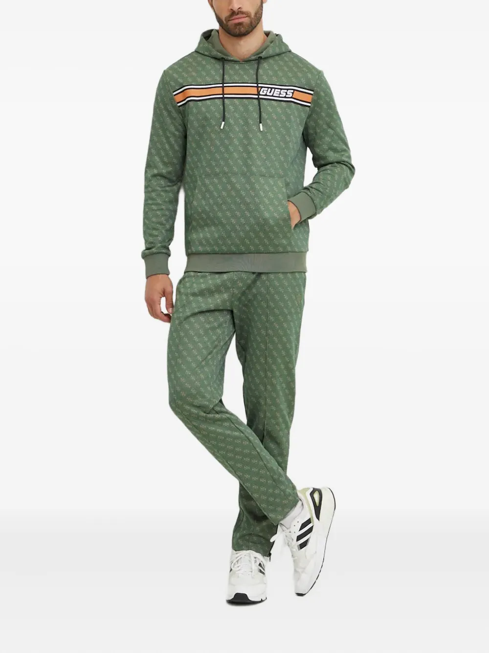 GUESS USA logo stripe hoodie | Hoodies | Image 2
