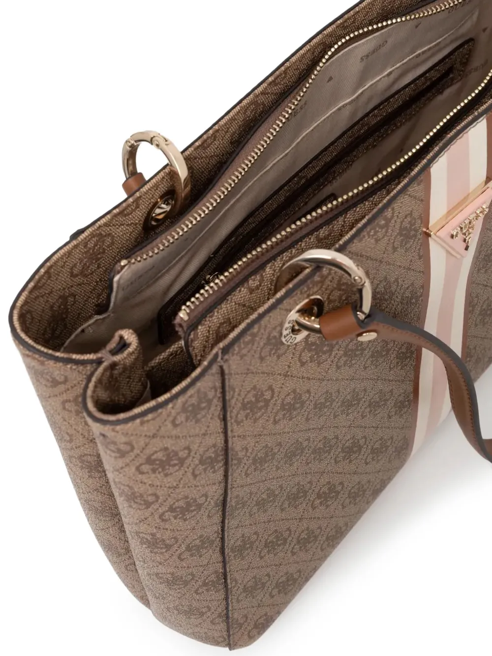 Guess Usa Noelle 4g Tote Bag In Neutrals