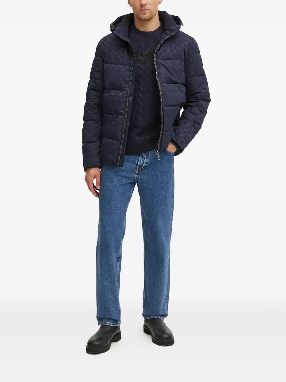 GUESS USA 4G-chain logo puffer jacket | Down Jackets | Image 2