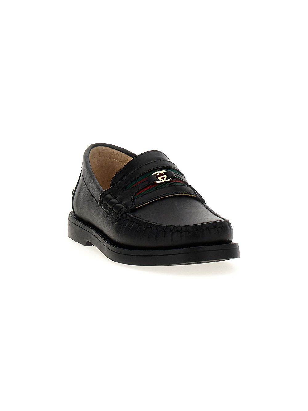 Gucci Kids Web loafers - Zwart