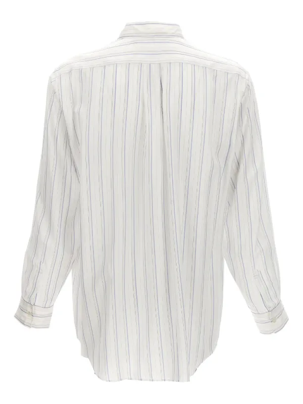 COMME des GARCONS SHIRT シャツ ホワイト×グレー Comme Des Garçons Shirt Forever シャツ | ホワイト | FARFETCH JP