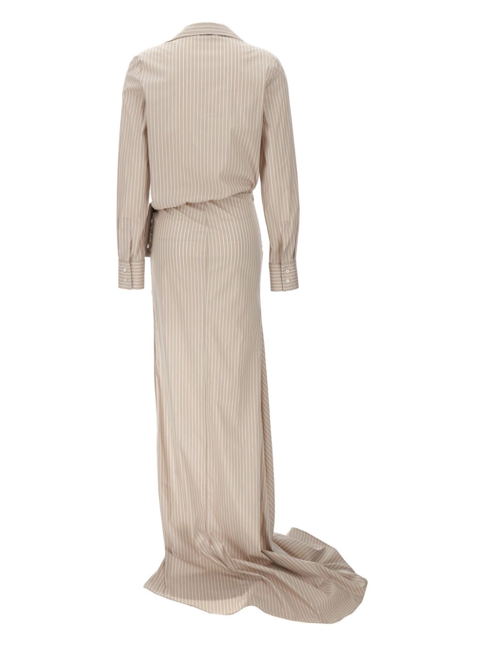 Giuseppe Di Morabito Maxi-jurk met gespdetail - Beige