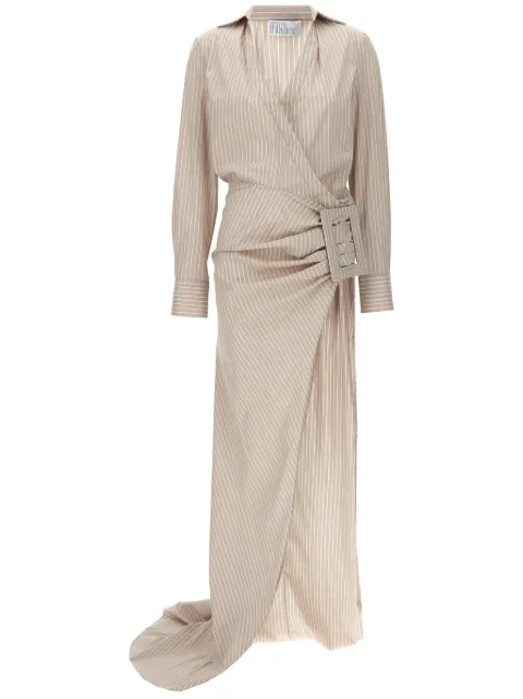 Giuseppe Di Morabito Maxikleid mit Schnallen