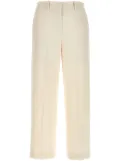 Theory Relax straight-leg trousers - White