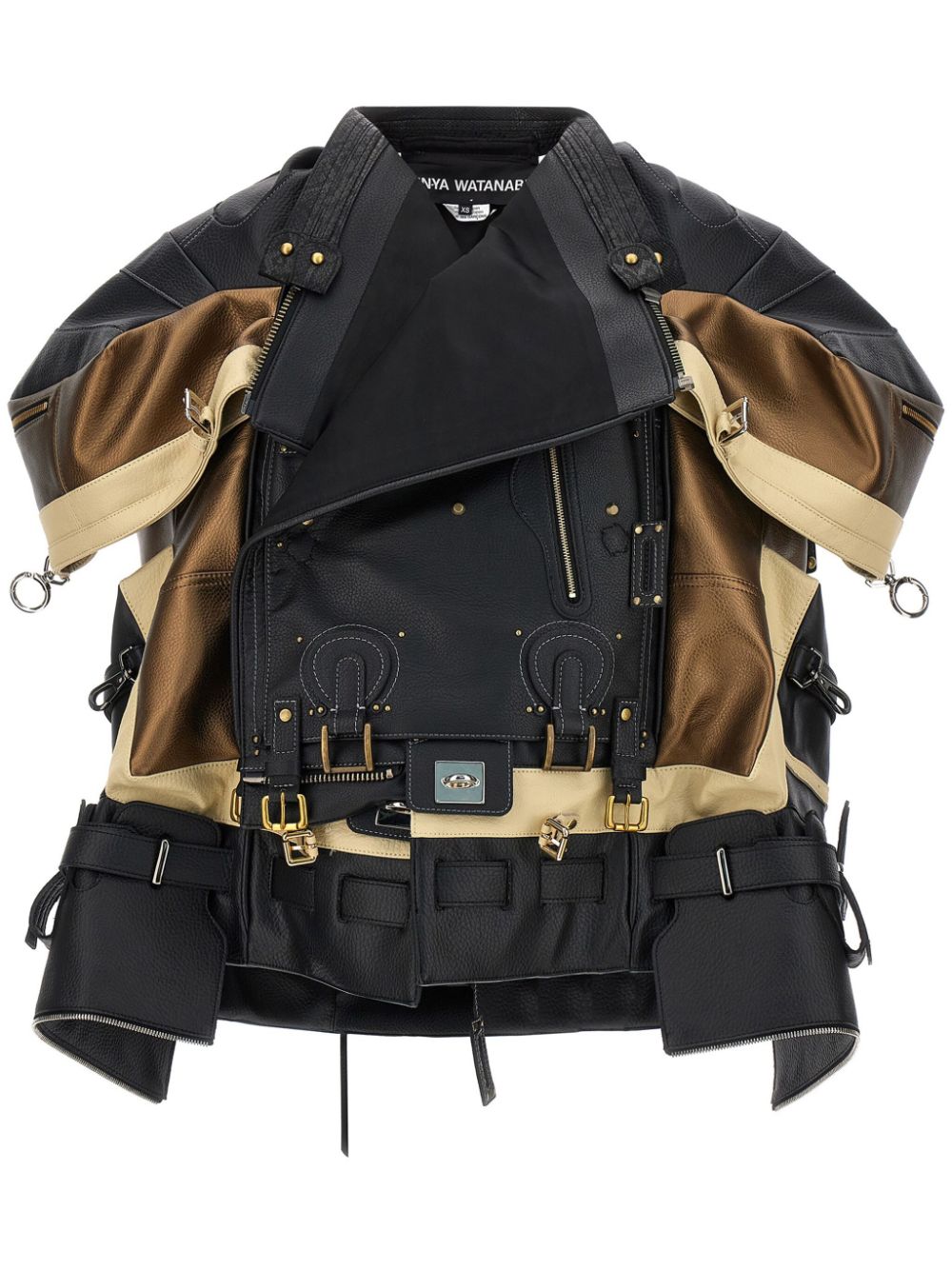 Junya Watanabe Jack met patchwork Zwart