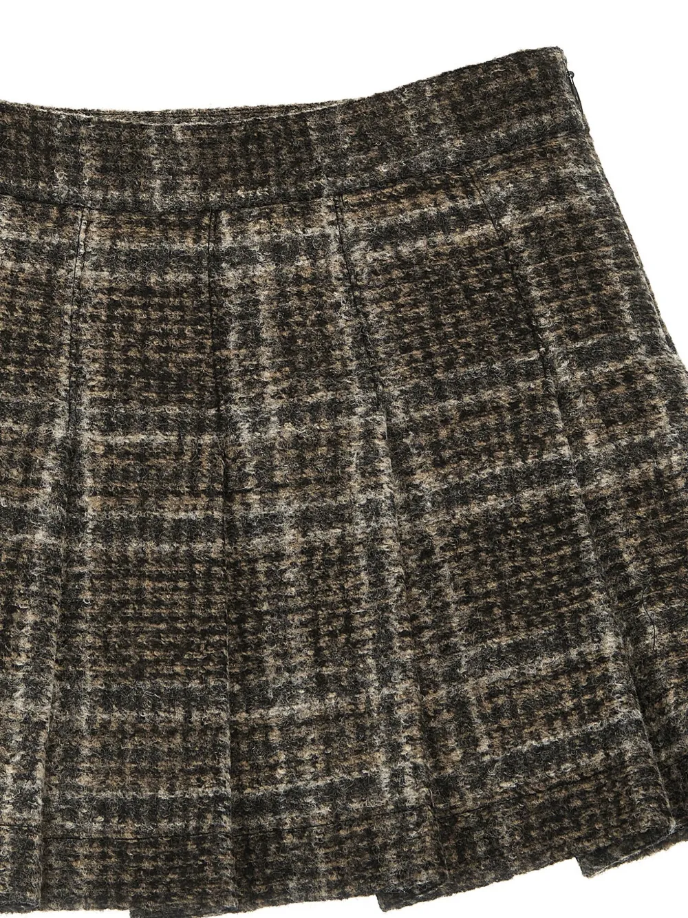 DOUUOD CHECKED SKIRT