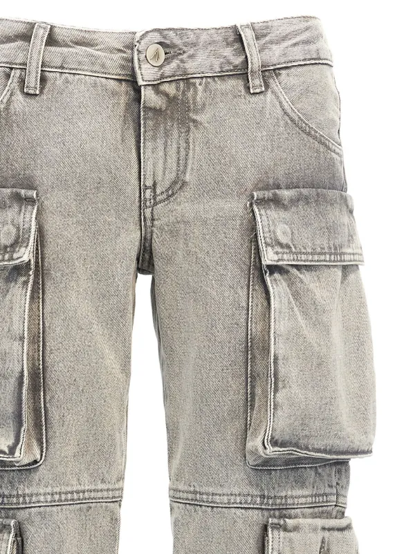 The Attico Essie Jeans | Grey | FARFETCH ID