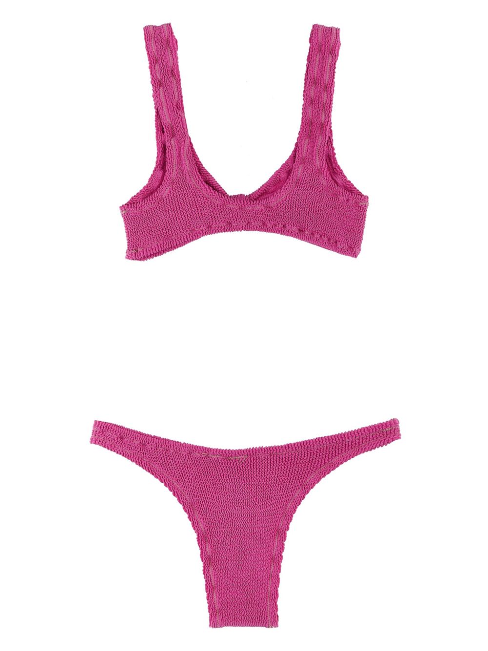 ROTATE BIRGER CHRISTENSEN crinkled bikini - Roze