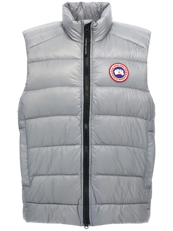 Canada Goose Crofton Weste Grau FARFETCH DE