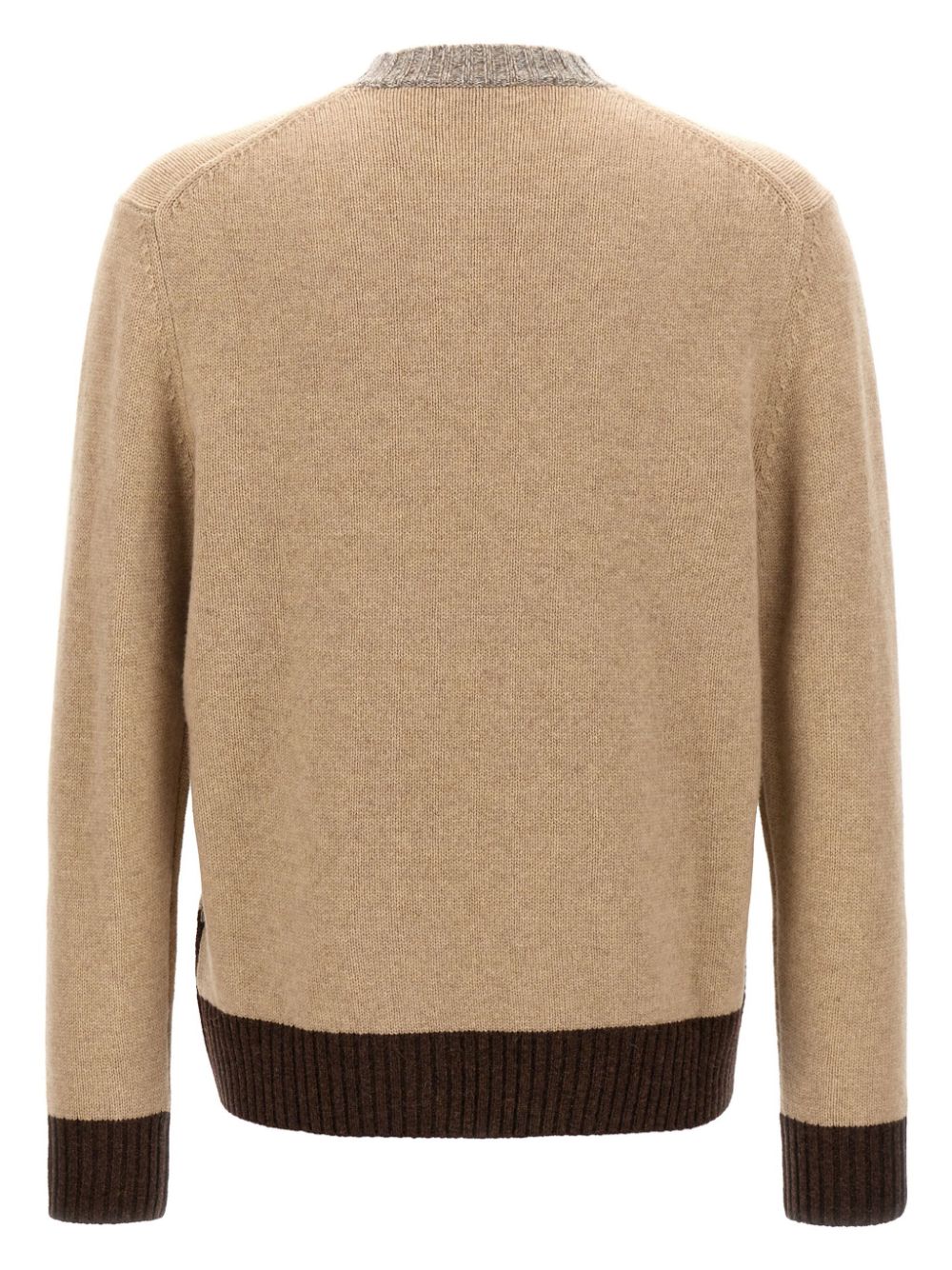 Ballantyne argyle-intarsia sweater - Beige