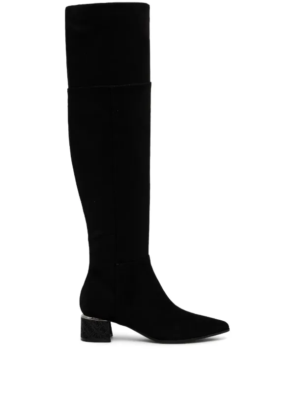 GUESS USA Lucie Boots Black FARFETCH PH