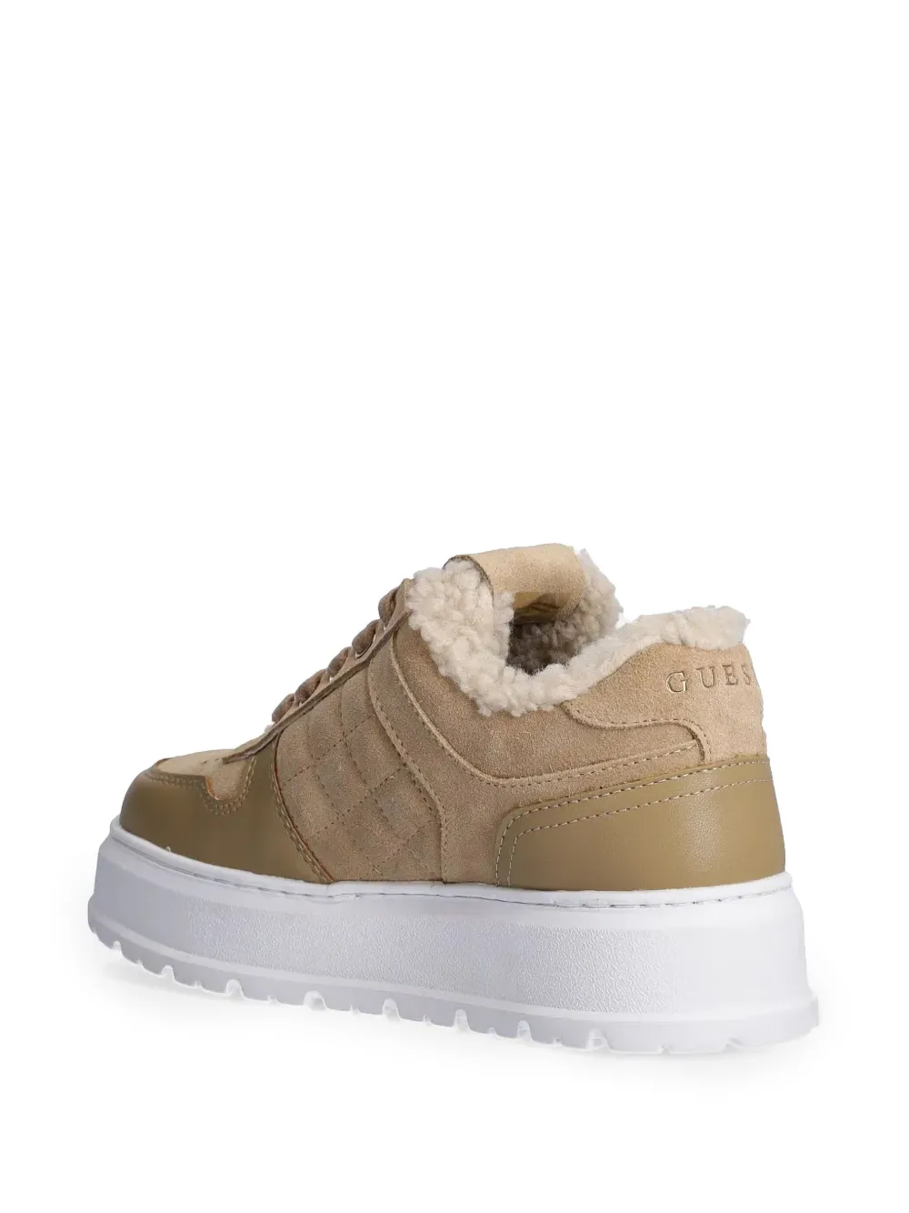 GUESS USA Sneakers met plateauzool Bruin