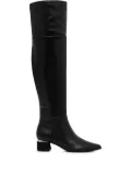 GUESS USA 40mm leather boots - Black