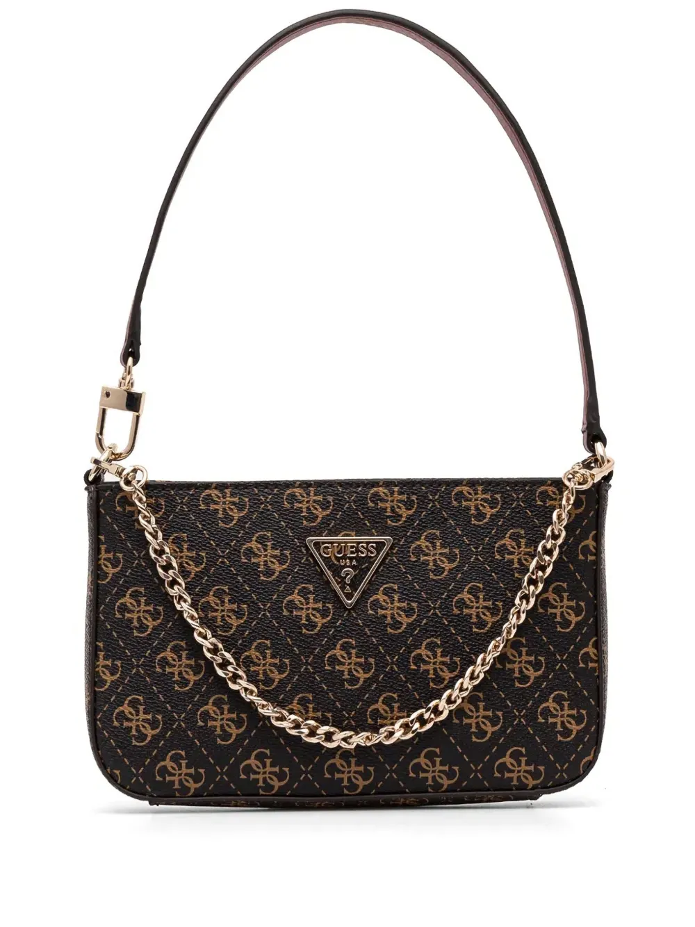 GUESS USA Noelle 4G schoudertas Zwart