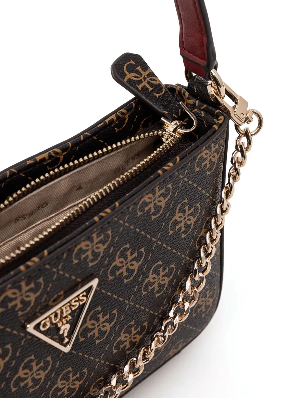 GUESS USA Noelle 4G schoudertas Zwart