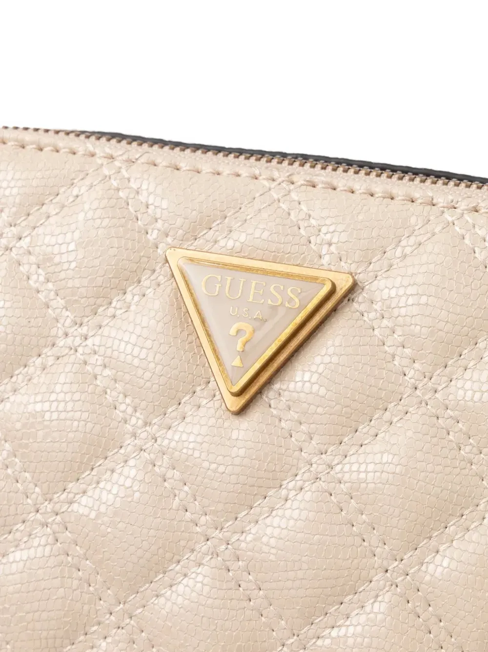 GUESS USA Giully kleine crossbodytas Beige