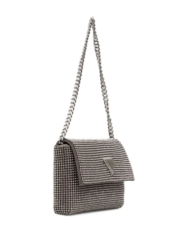 GUESS USA Mini Zalina Shoulder Bag | Grey | FARFETCH