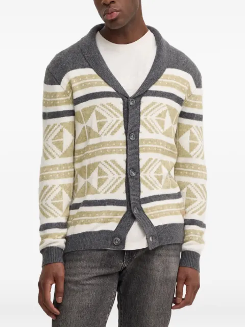 GUESS USA patterned button cardigan