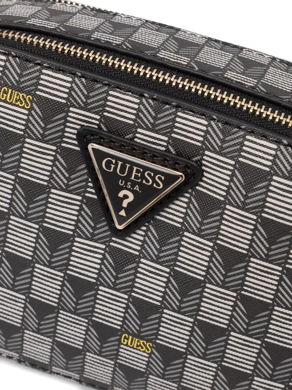 GUESS USA Crossbodytas met logoplakkaat Zwart