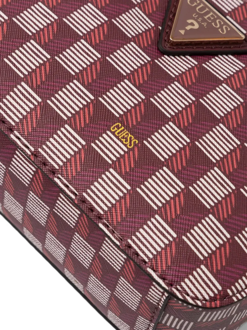 GUESS USA Crossbodytas met logoplakkaat Rood