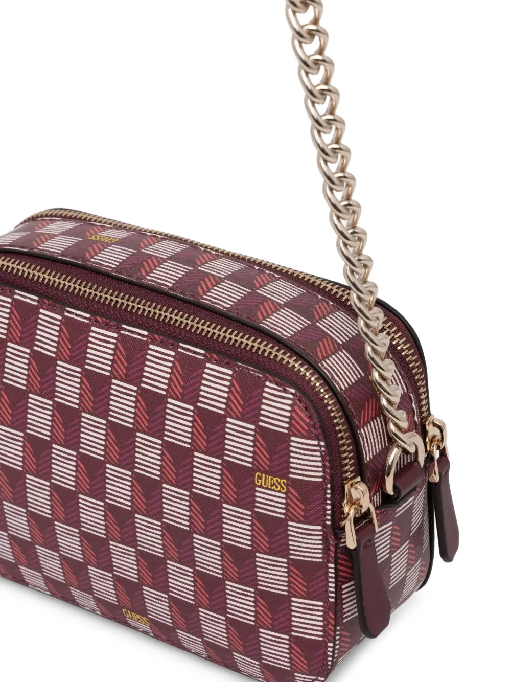 GUESS USA Crossbodytas met logoplakkaat Rood