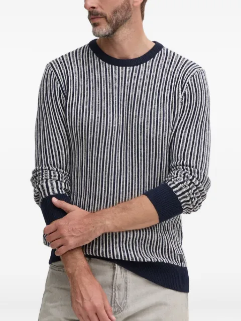 GUESS USA striped crew-neck sweater