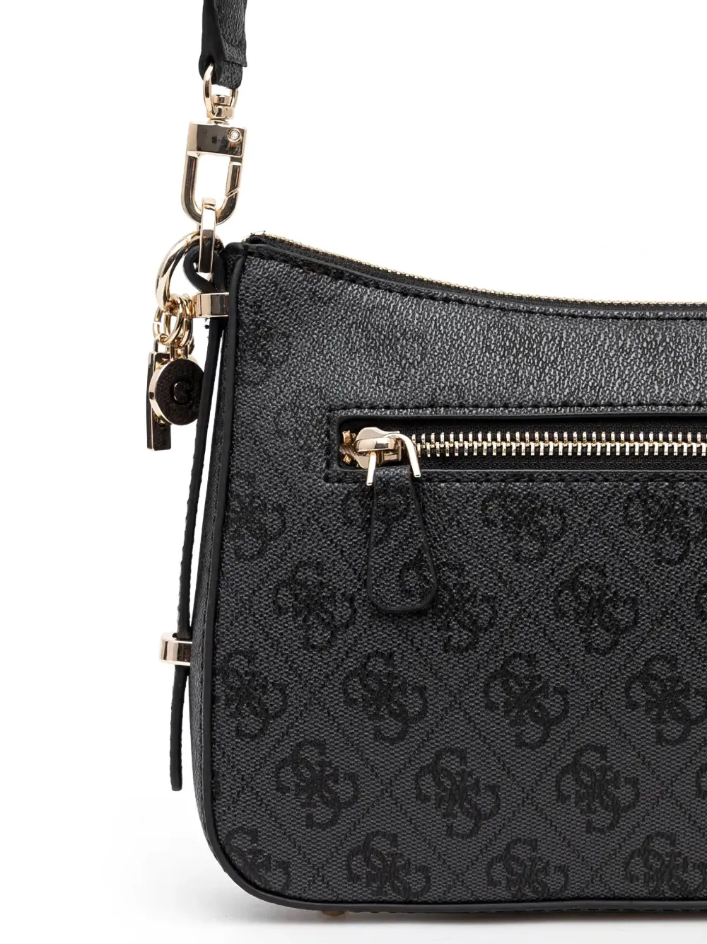 GUESS USA Noelle 4G schoudertas Zwart