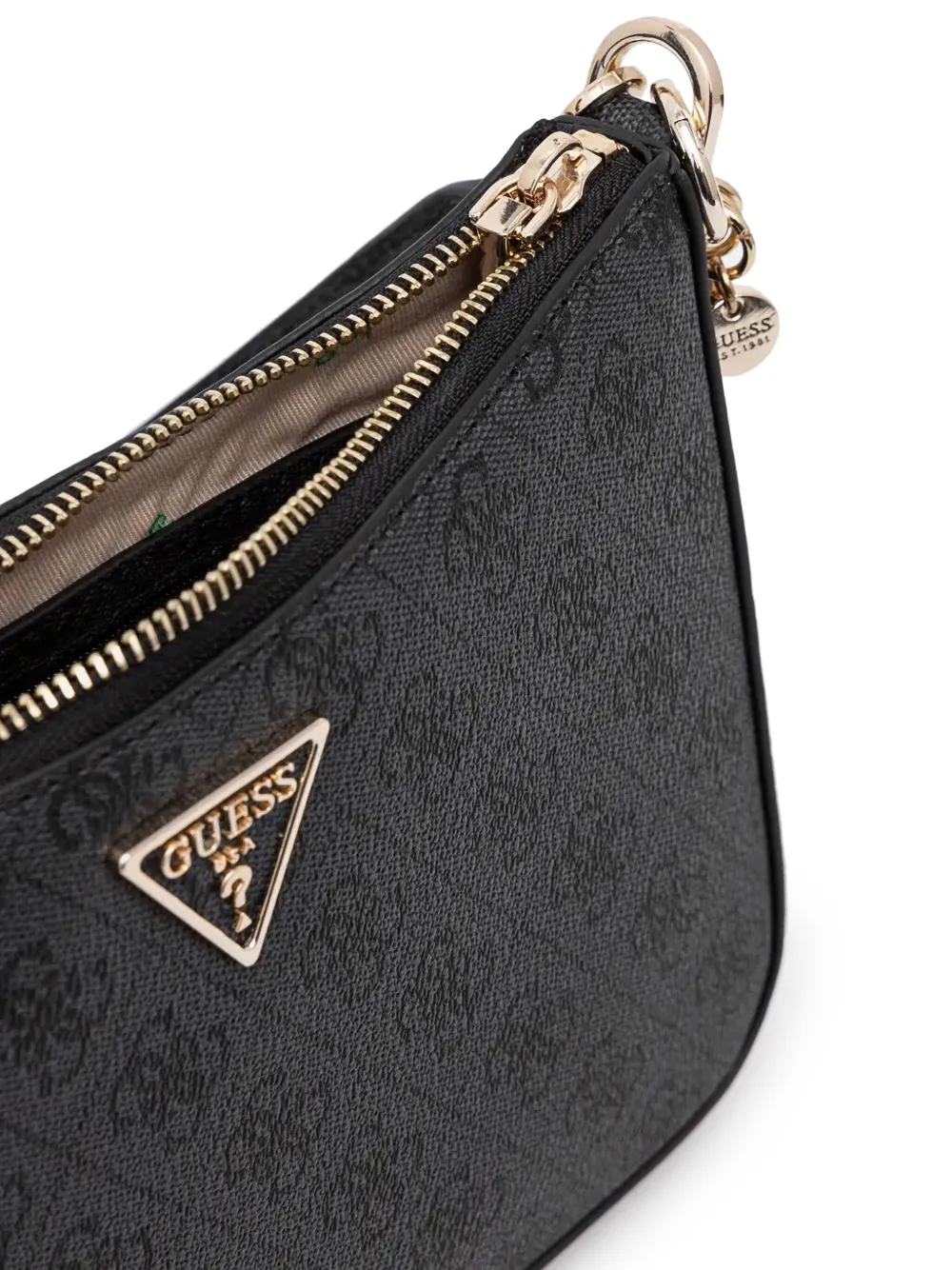GUESS USA Noelle 4G schoudertas Zwart