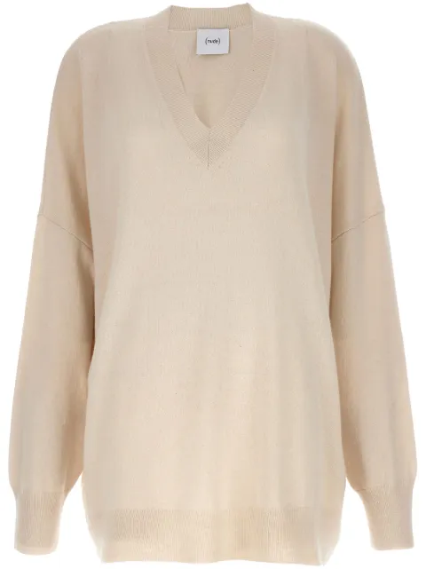 Nude wool sweater