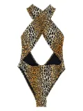 Reina Olga Italian Stallion swimsuit - Brown