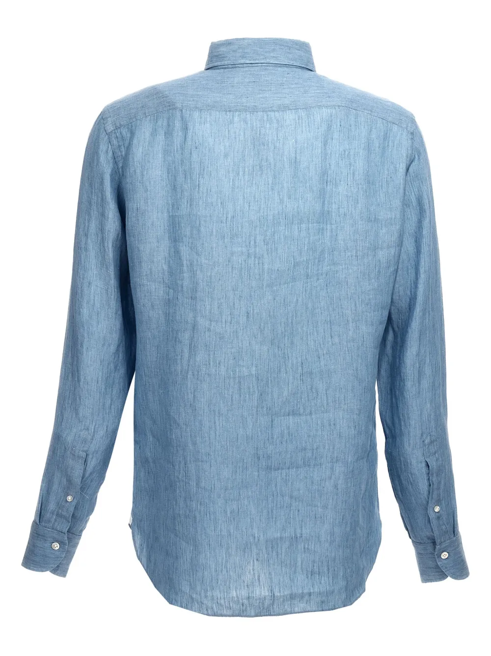 BORRIELLO NAPOLI linen shirt - Blauw