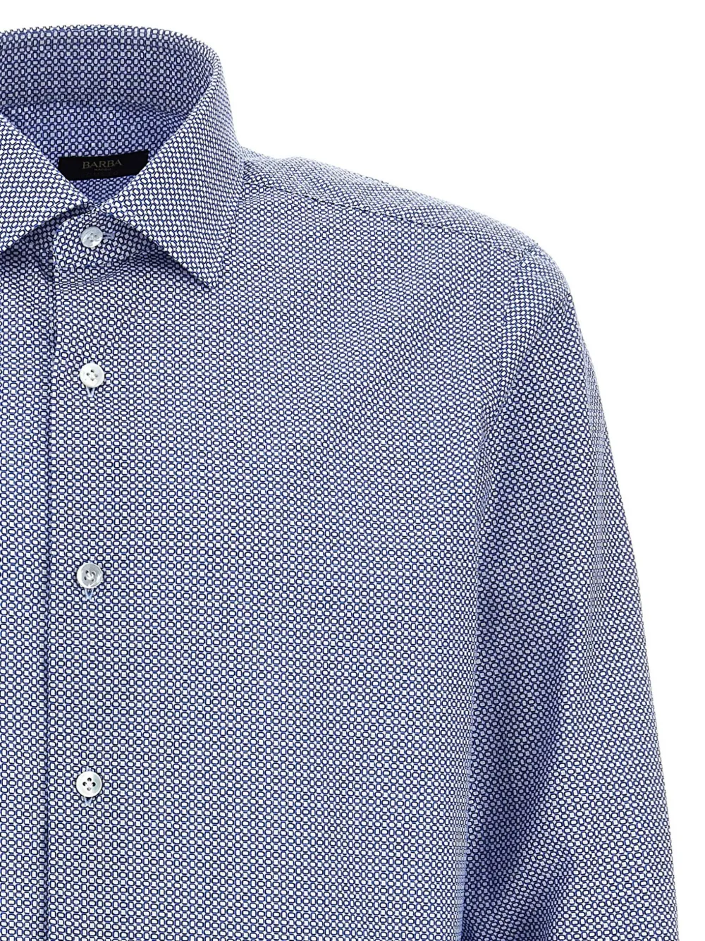 Barba Culto overhemd Blauw