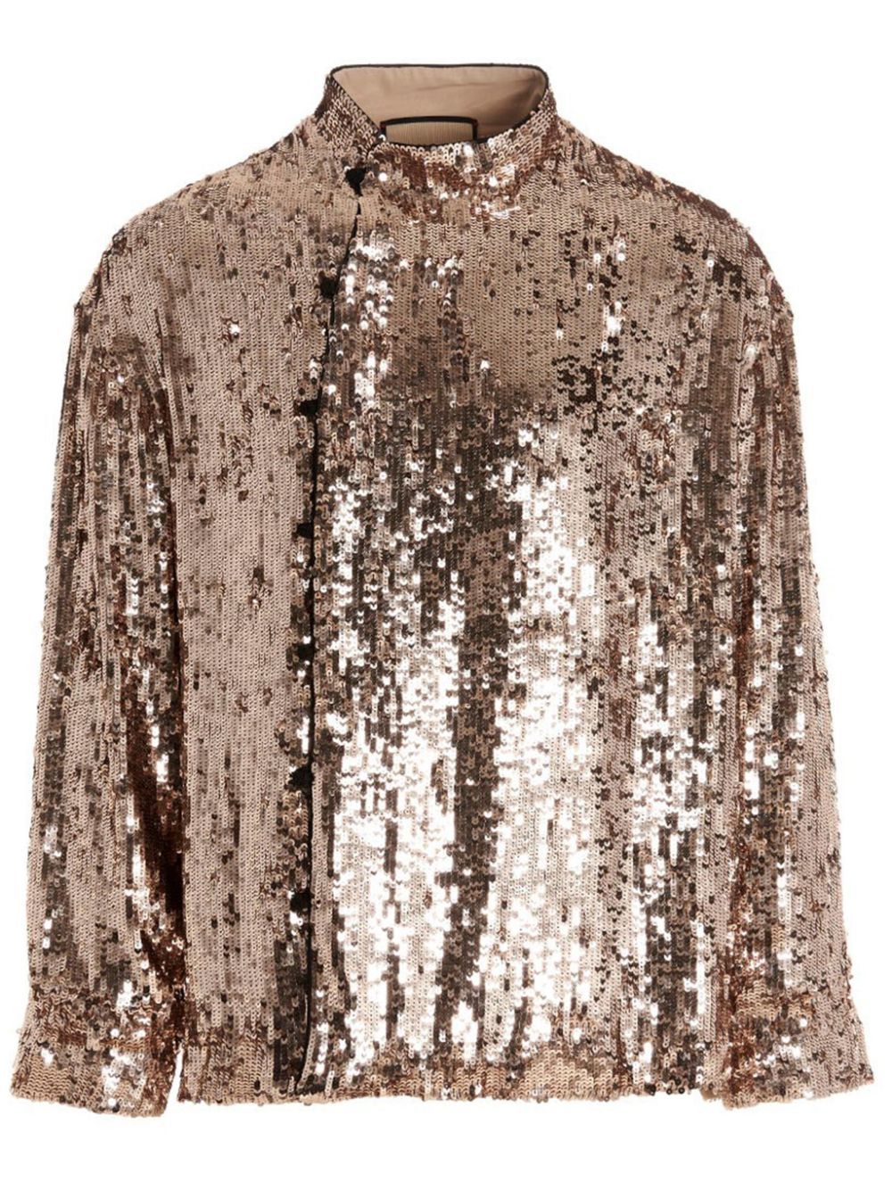 sequinned shirt