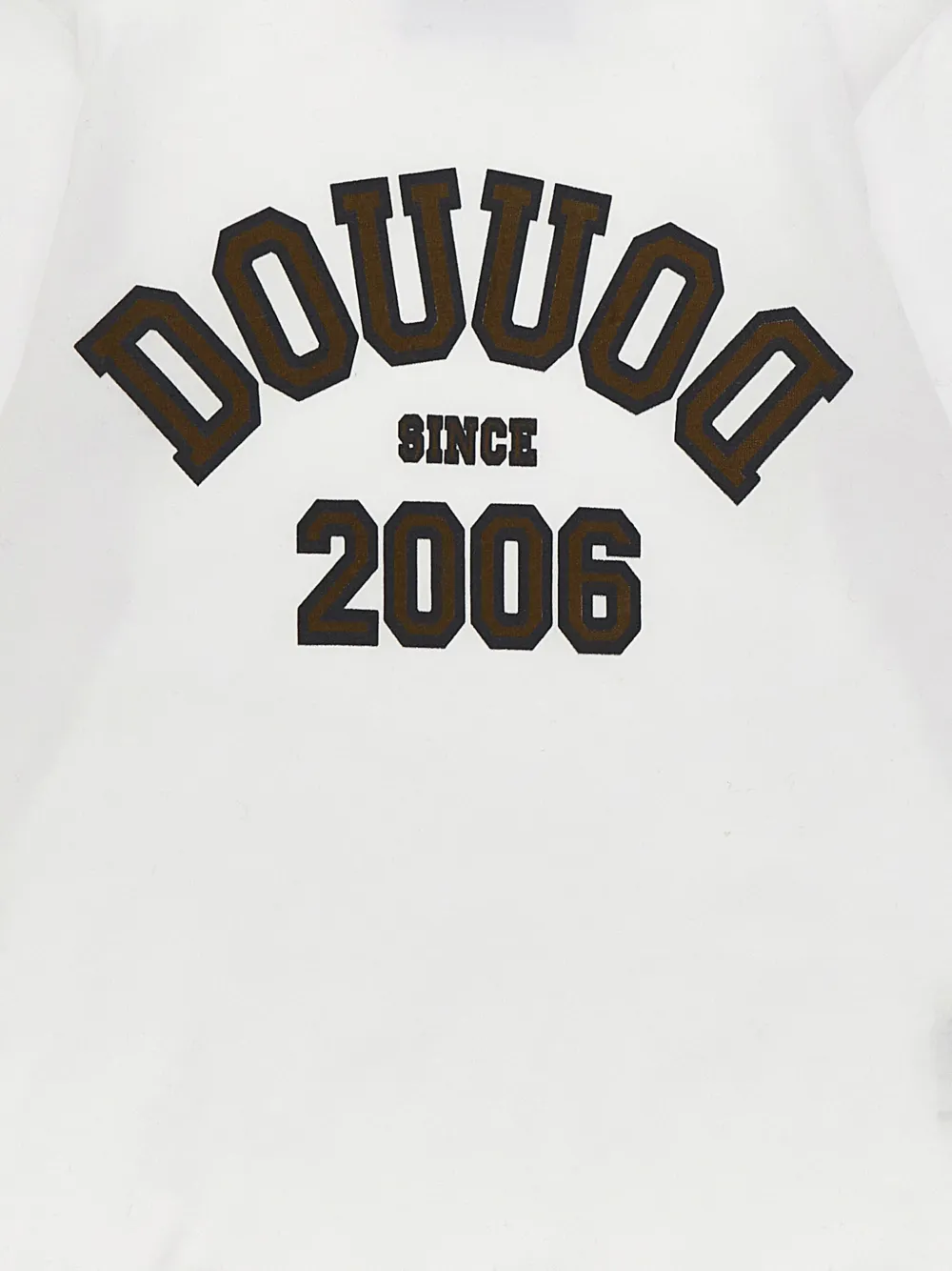 Douuod Kids T-shirt met logoprint Wit