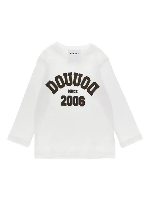 Douuod Kids logo-print T-shirt