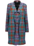 Comme des Garçons Homme Plus checked coat - Pink