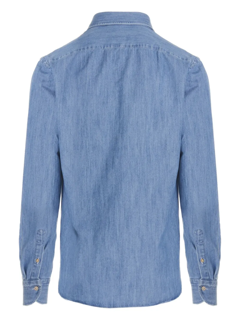 BORRIELLO NAPOLI denim shirt - Blauw