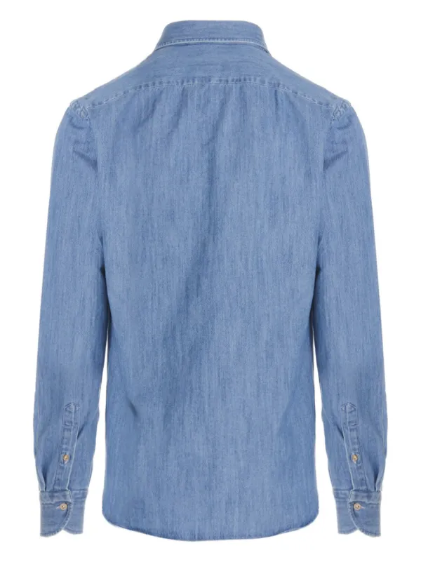 BORRIELLO NAPOLI デニムシャツ | ブルー | FARFETCH JP