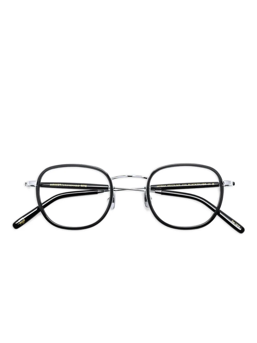 Moscot Mosha square glasses | Black | Image 1