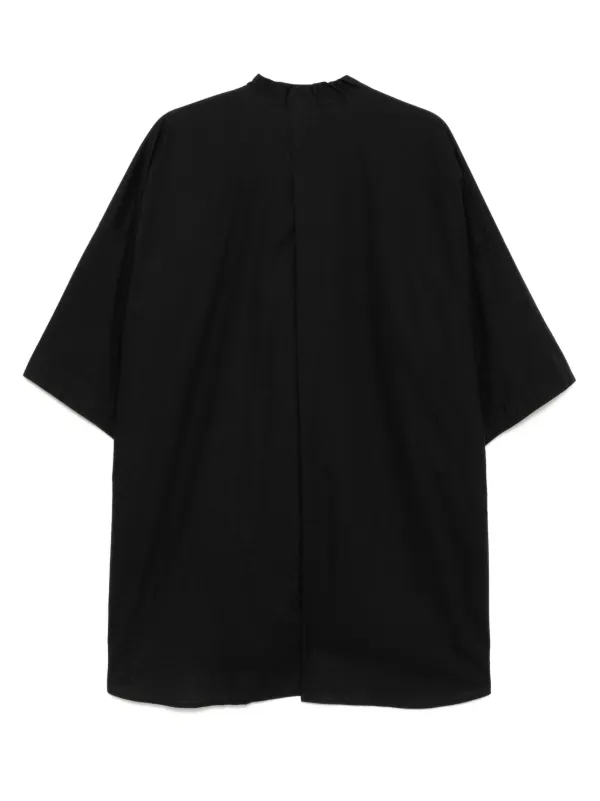 【関税込み】Jan-Jan Van Essche ブラック #86 Tシャツ JAN-JAN VAN ESSCHE SHIRT#106-FINE STRIPE CLOTH BLACK Regular